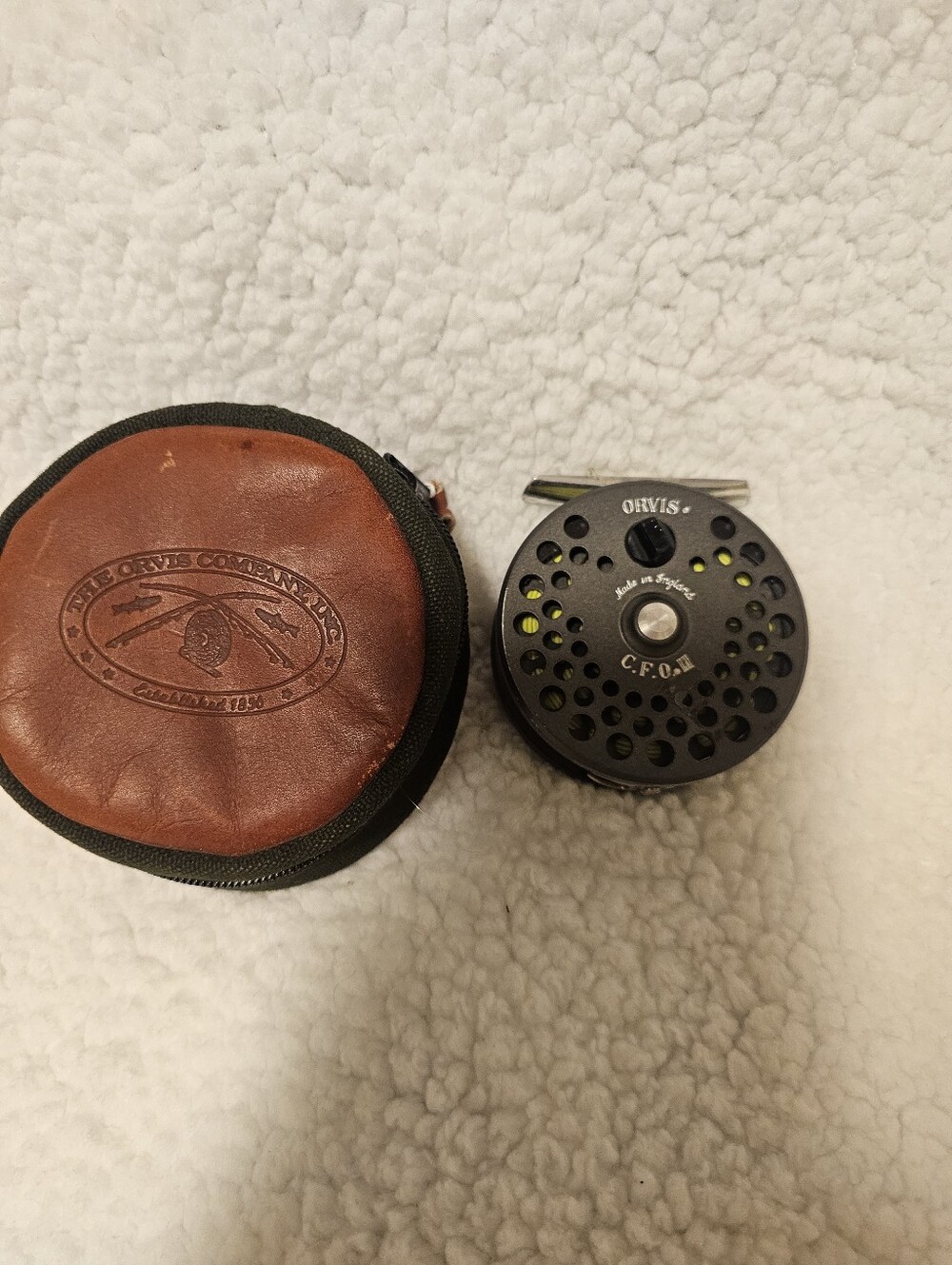 Vintage Orvis CFO III Fly Reel Made in England DT4F Line & Case